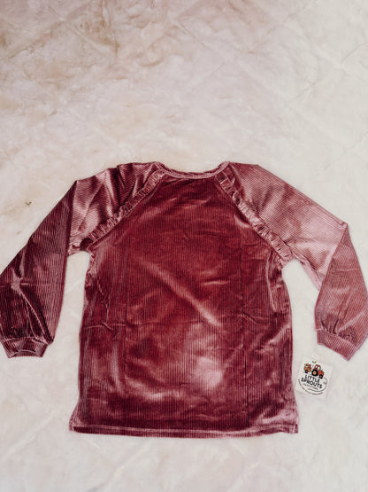 Mauve Velvet Top