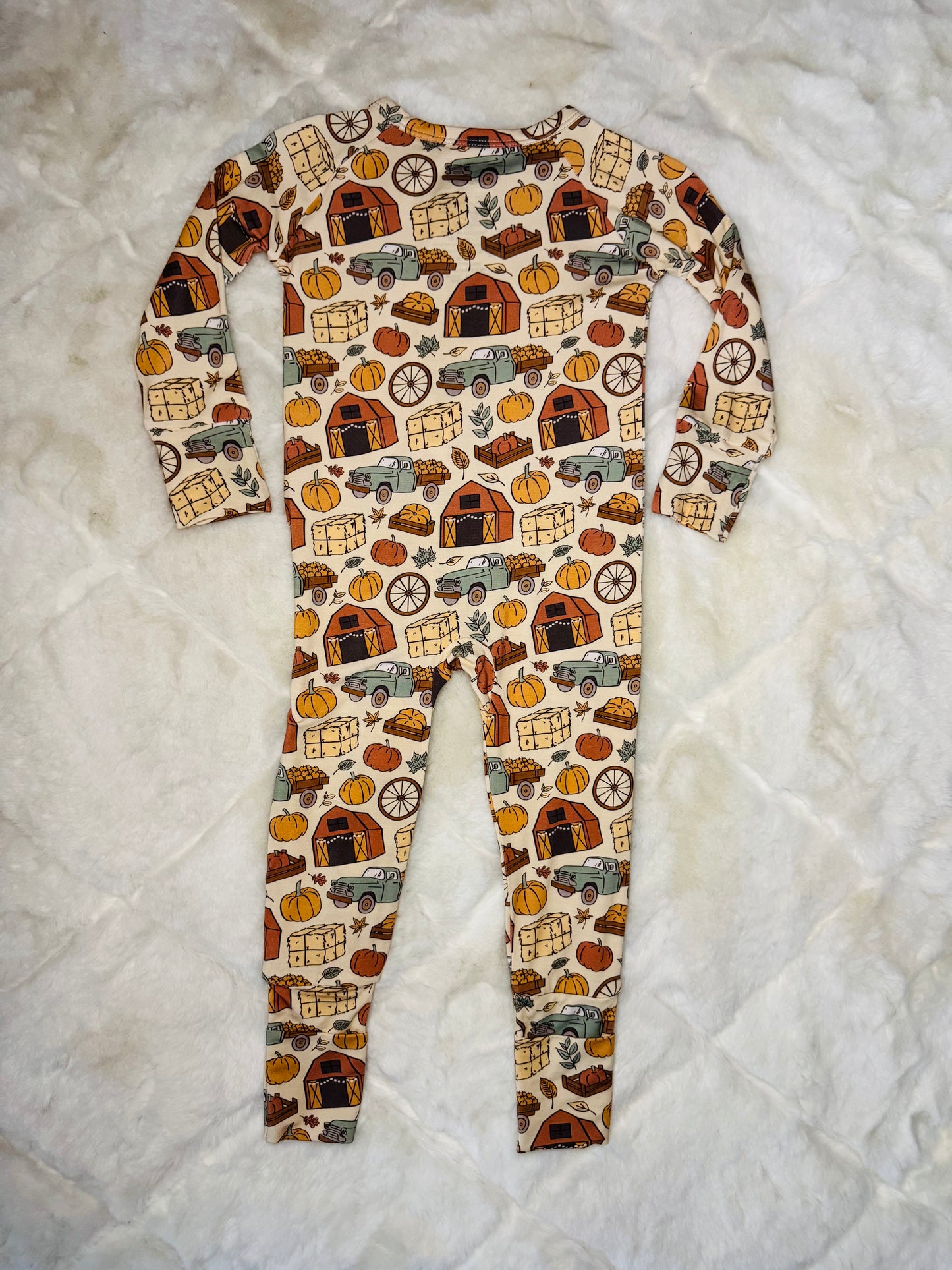 Harvest Zipper Pajama