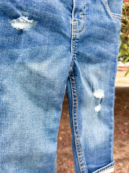 Straight Leg Stretch Denim Jeans | Boys