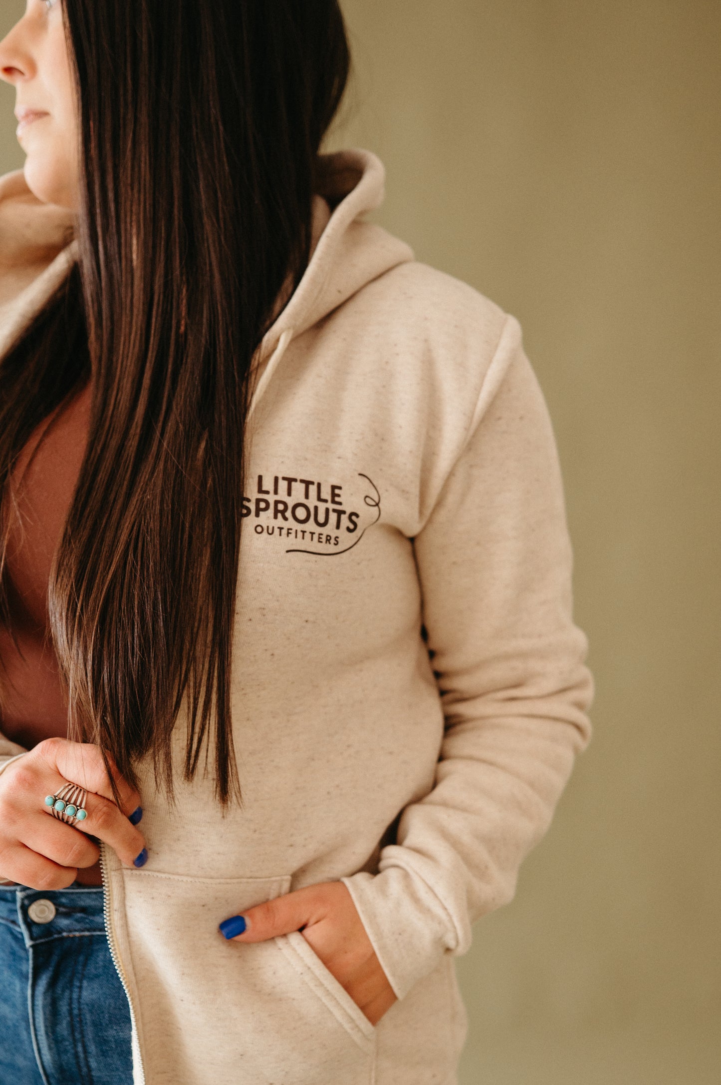 Little Sprouts ADULT Zip Hoodie