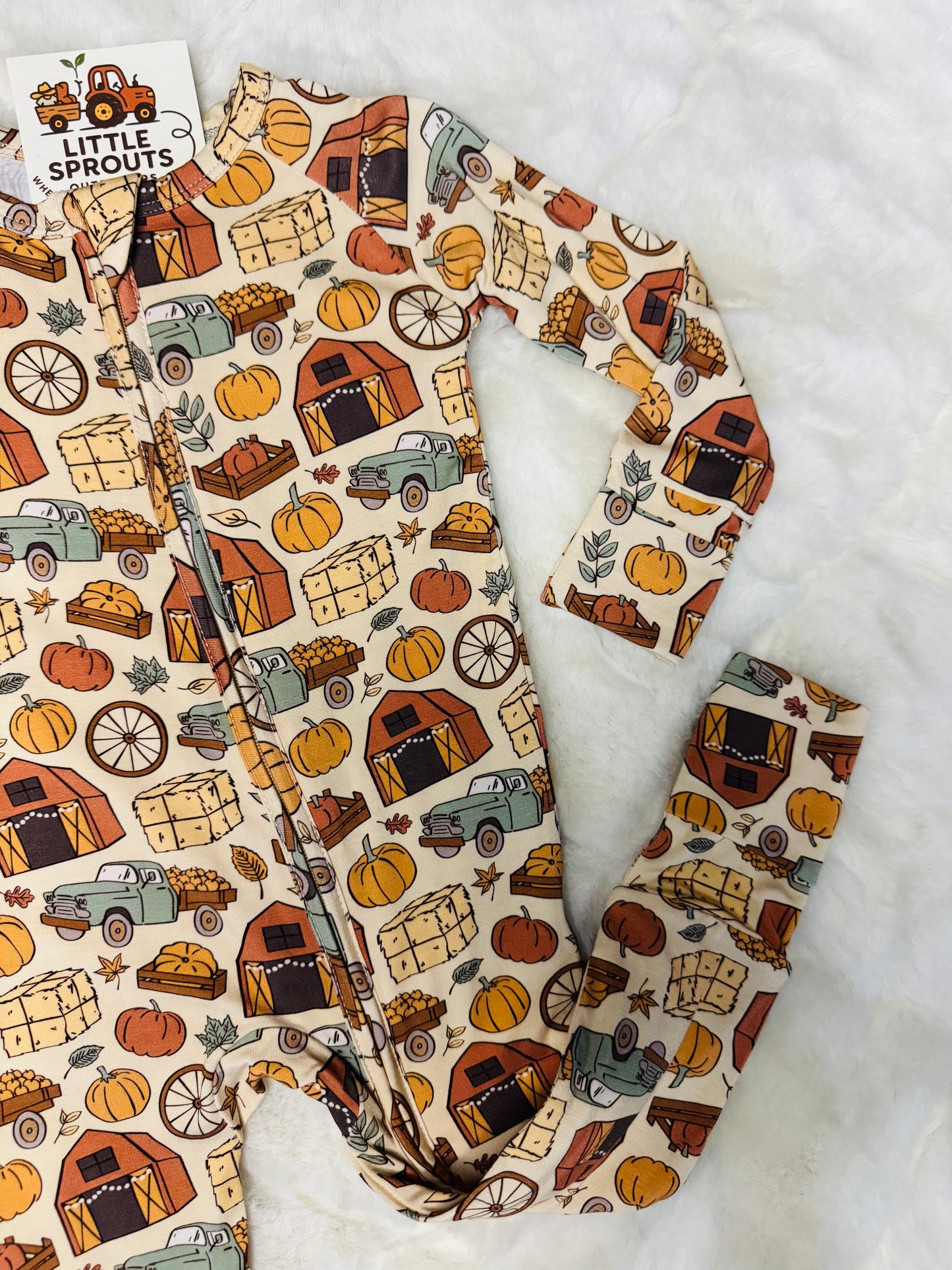 Harvest Zipper Pajama