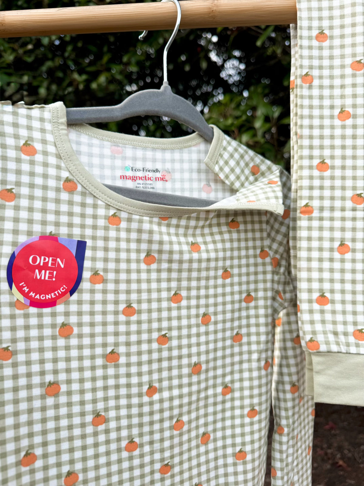 Magnetic Me Pumpkin Plaid Modal Pajama Set