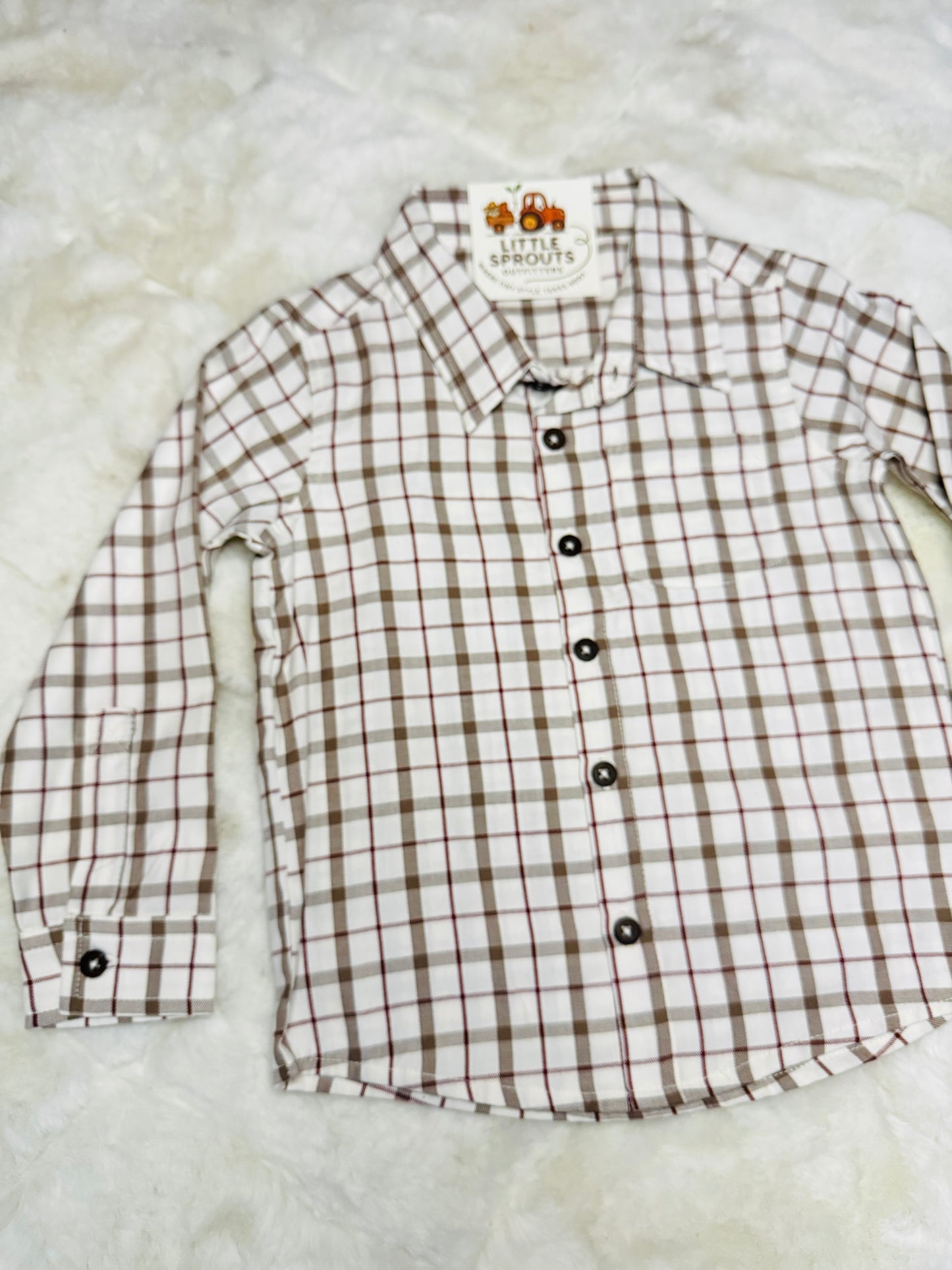 Poplin Plaid Shirt