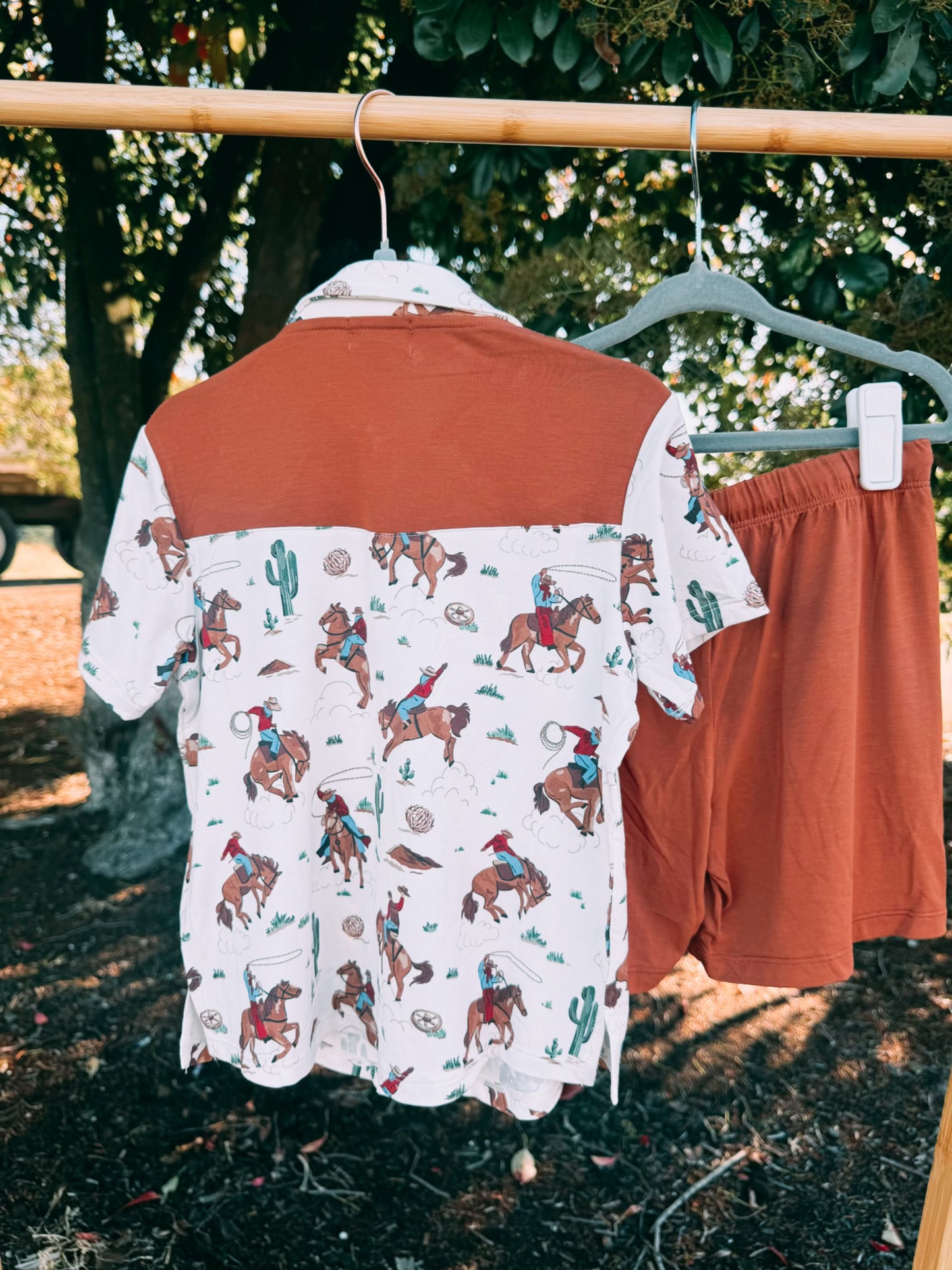Buckaroo Western Shirt & Shorts Outfit | Boys