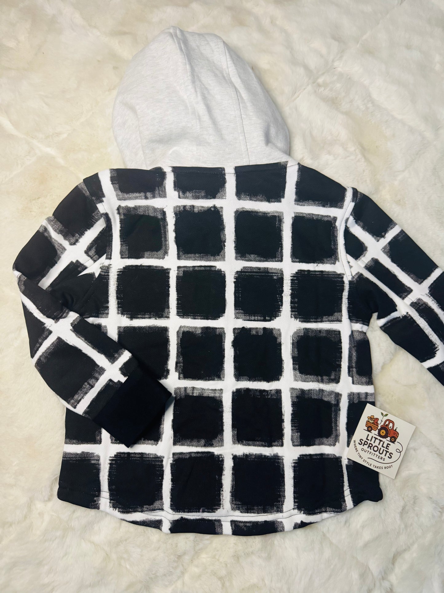 Checkered Snap Jacket