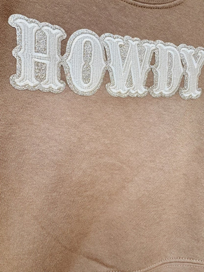 Howdy Sparkle Patch Sweatshirt