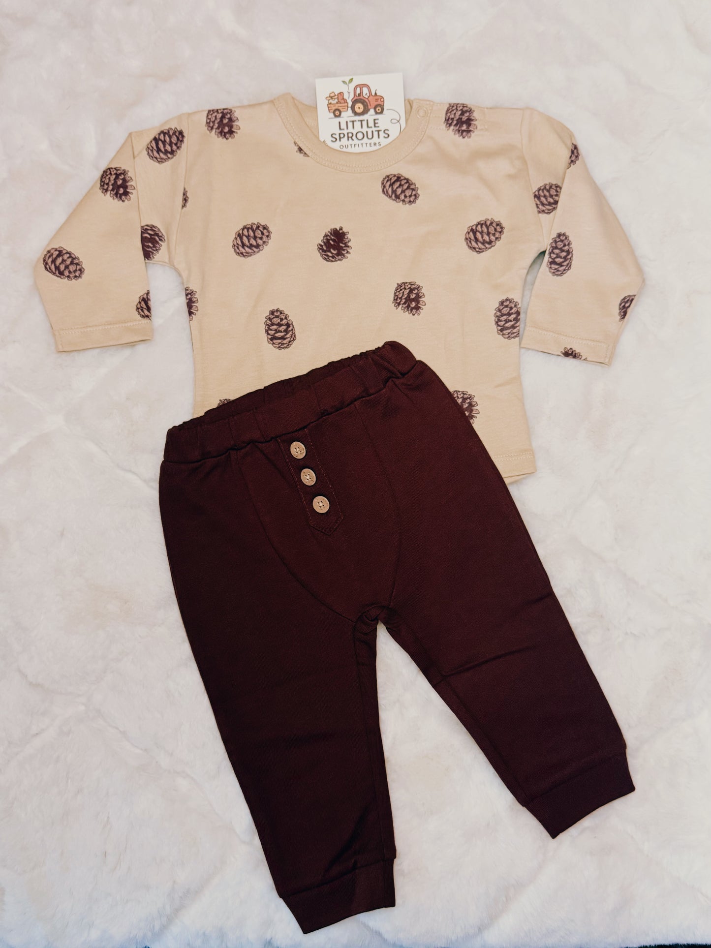 Pinecone 2pc Set