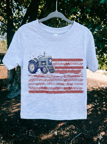 All-American Farmer Tractor Tee | Boys