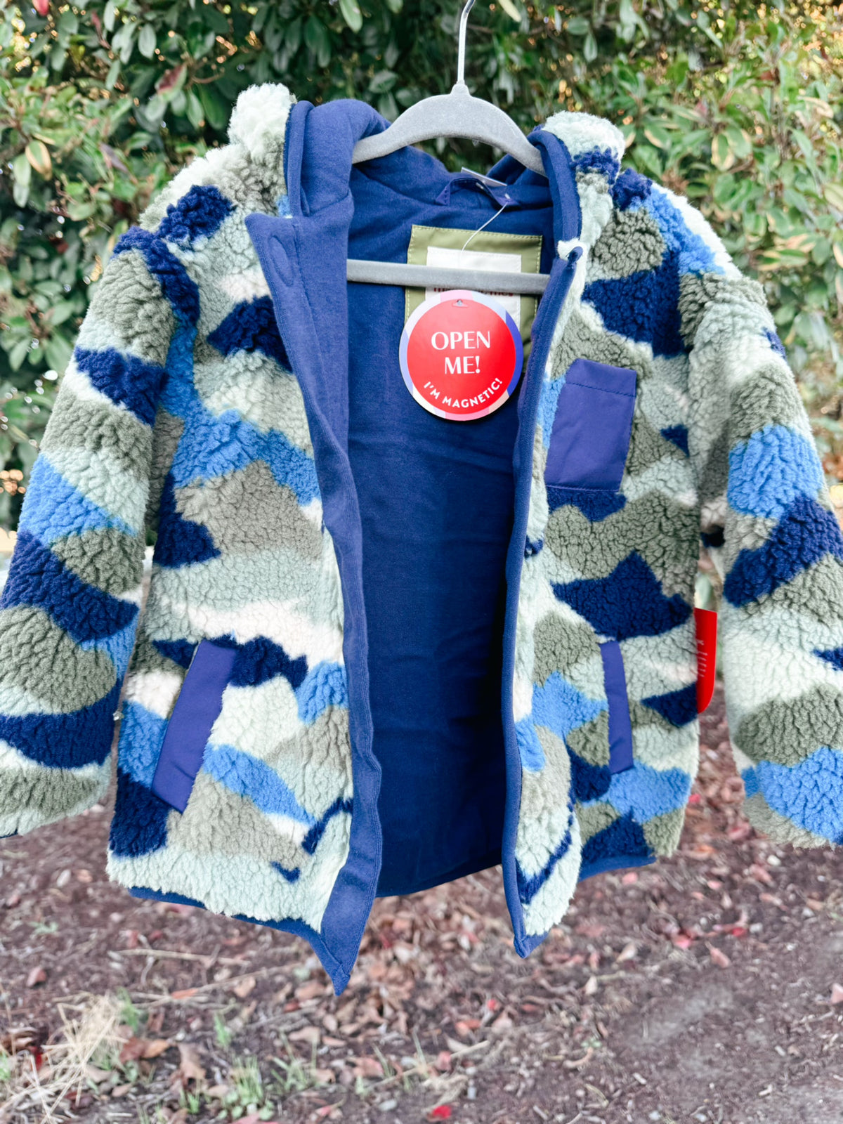 Magnetic Me Camo Sherpa Jacket