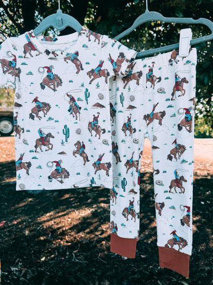 Buckaroo Short Sleeve Bamboo 2pc Pajama | Boys