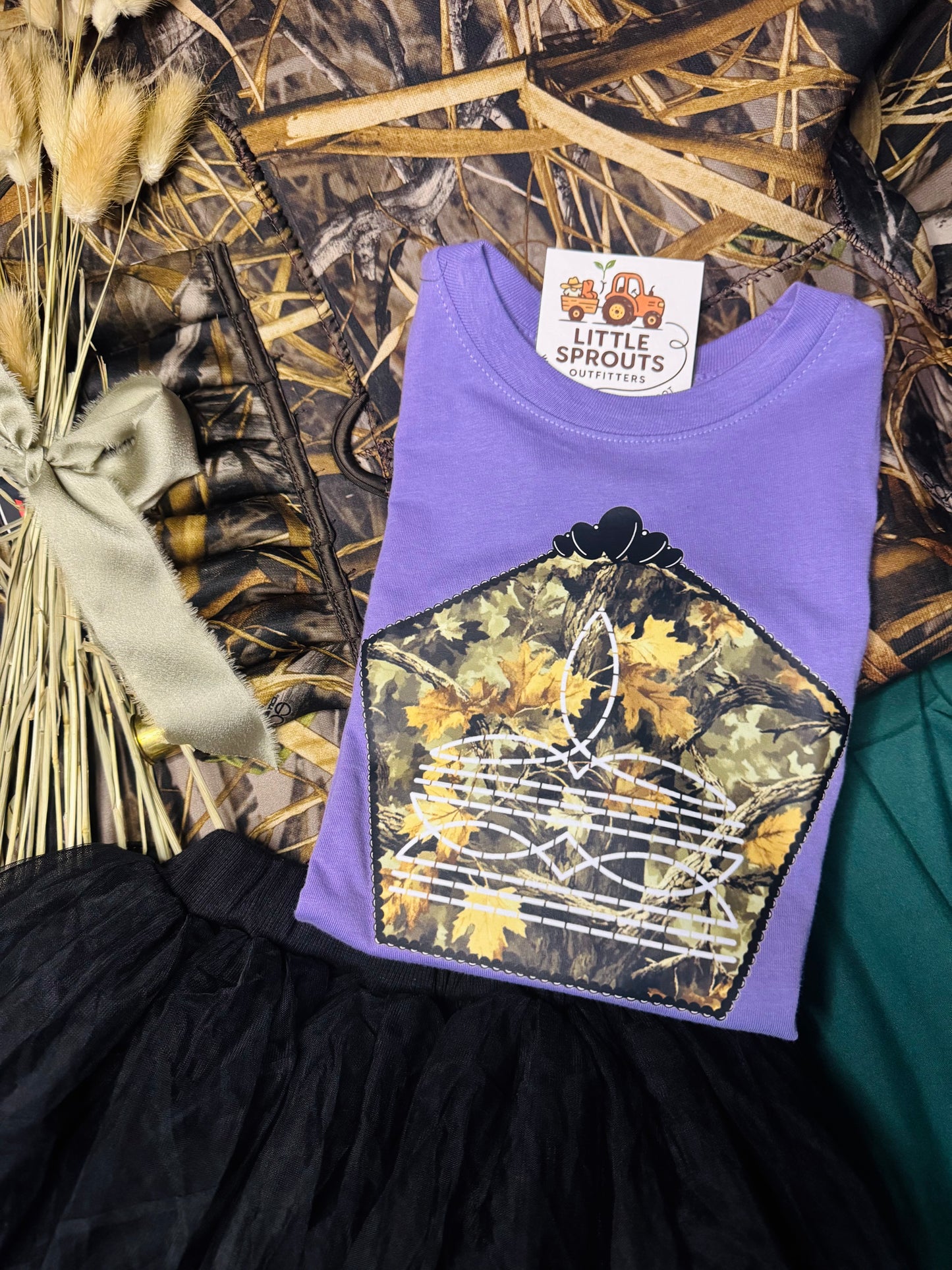 Camo Bootstitch Tee