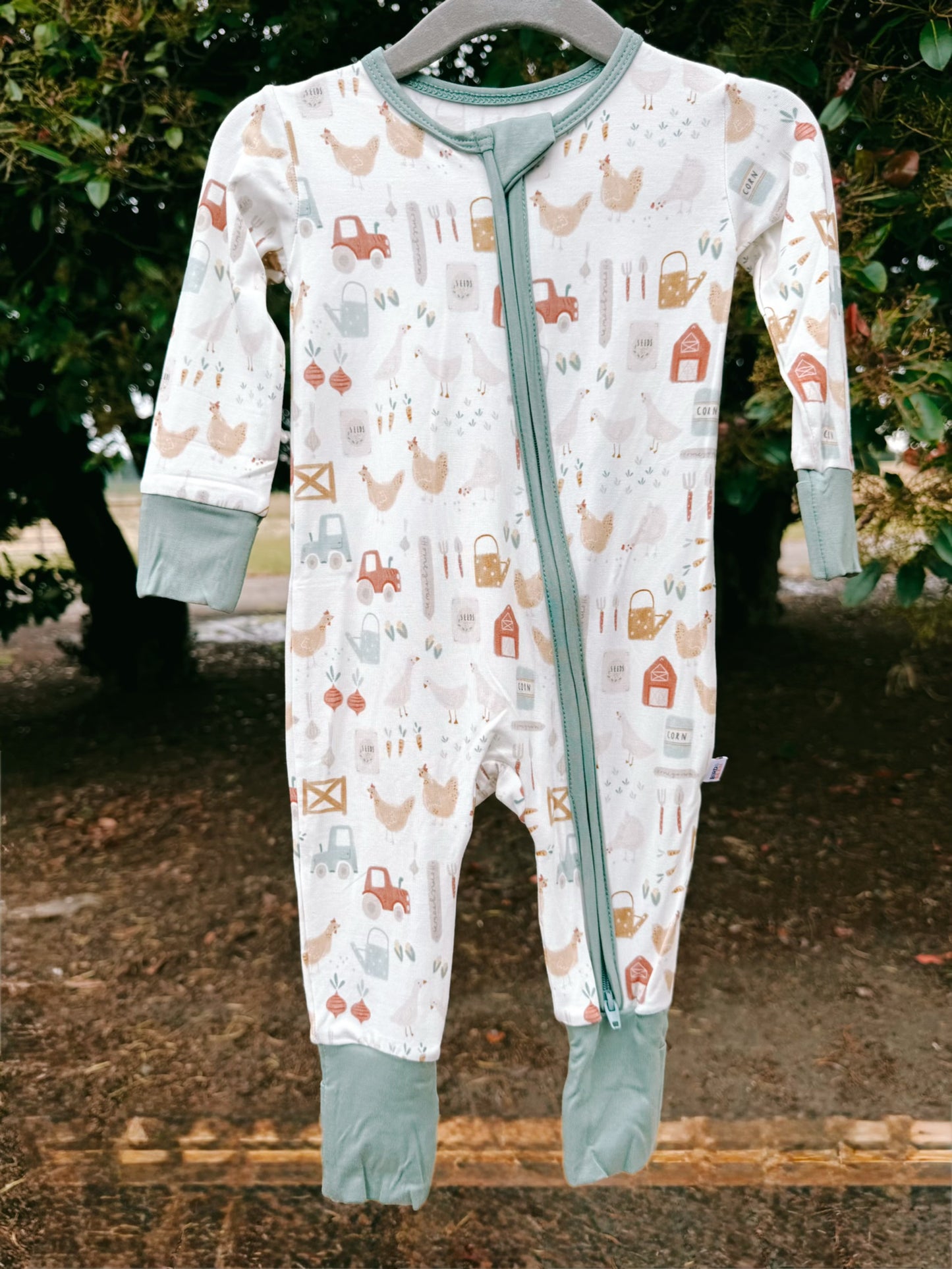 Sage Farm Bamboo Zip Pajama | Boys