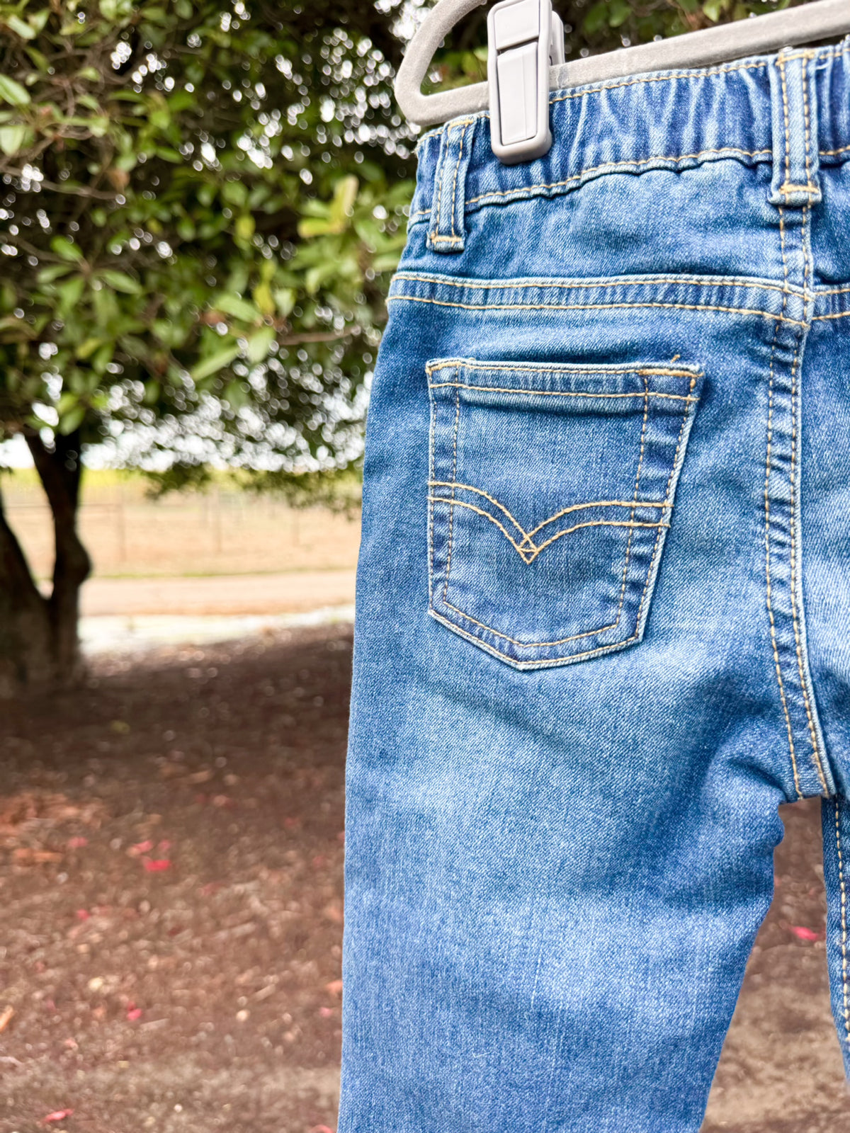 Straight Leg Stretch Denim Jeans | Boys