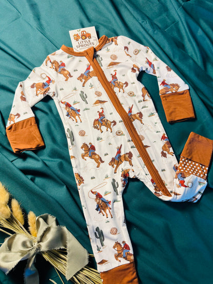 Buckaroo Bamboo Zip Pajama | Boys