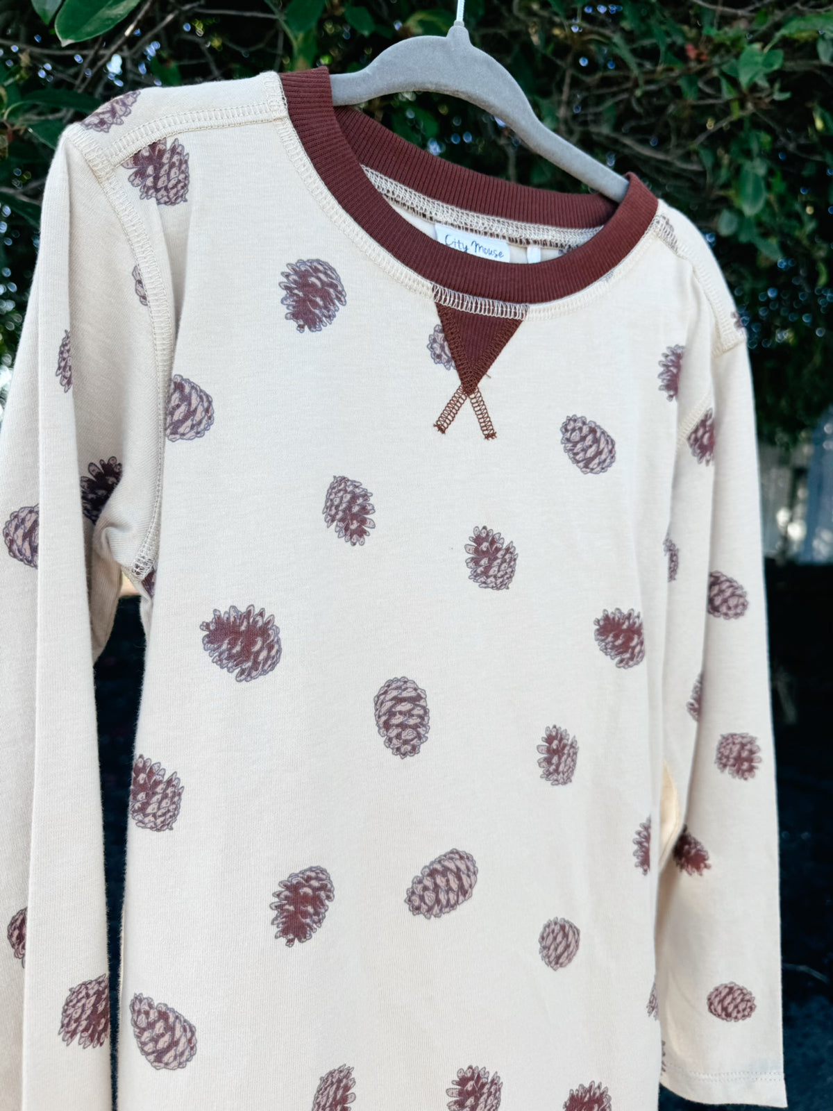 Pinecone Long Sleeve Tee | Boys