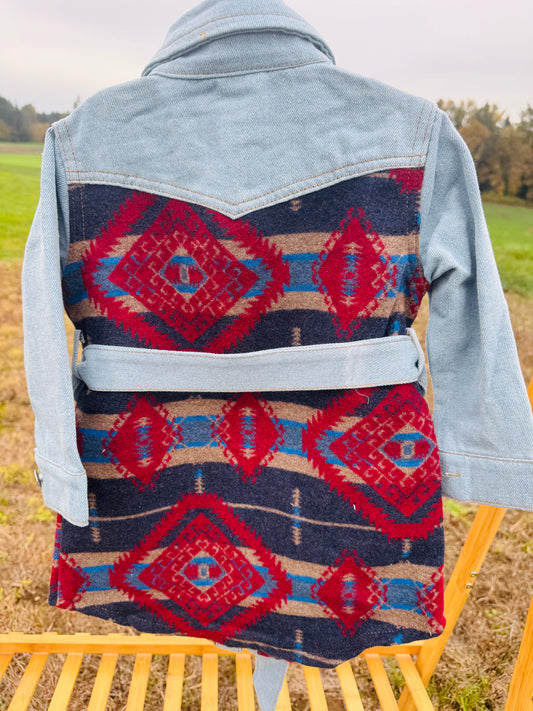 Southwestern Denim Dress