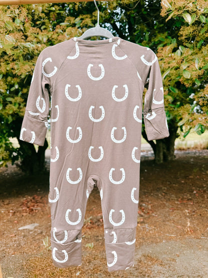Giddy Up Bamboo Zip Pajamas
