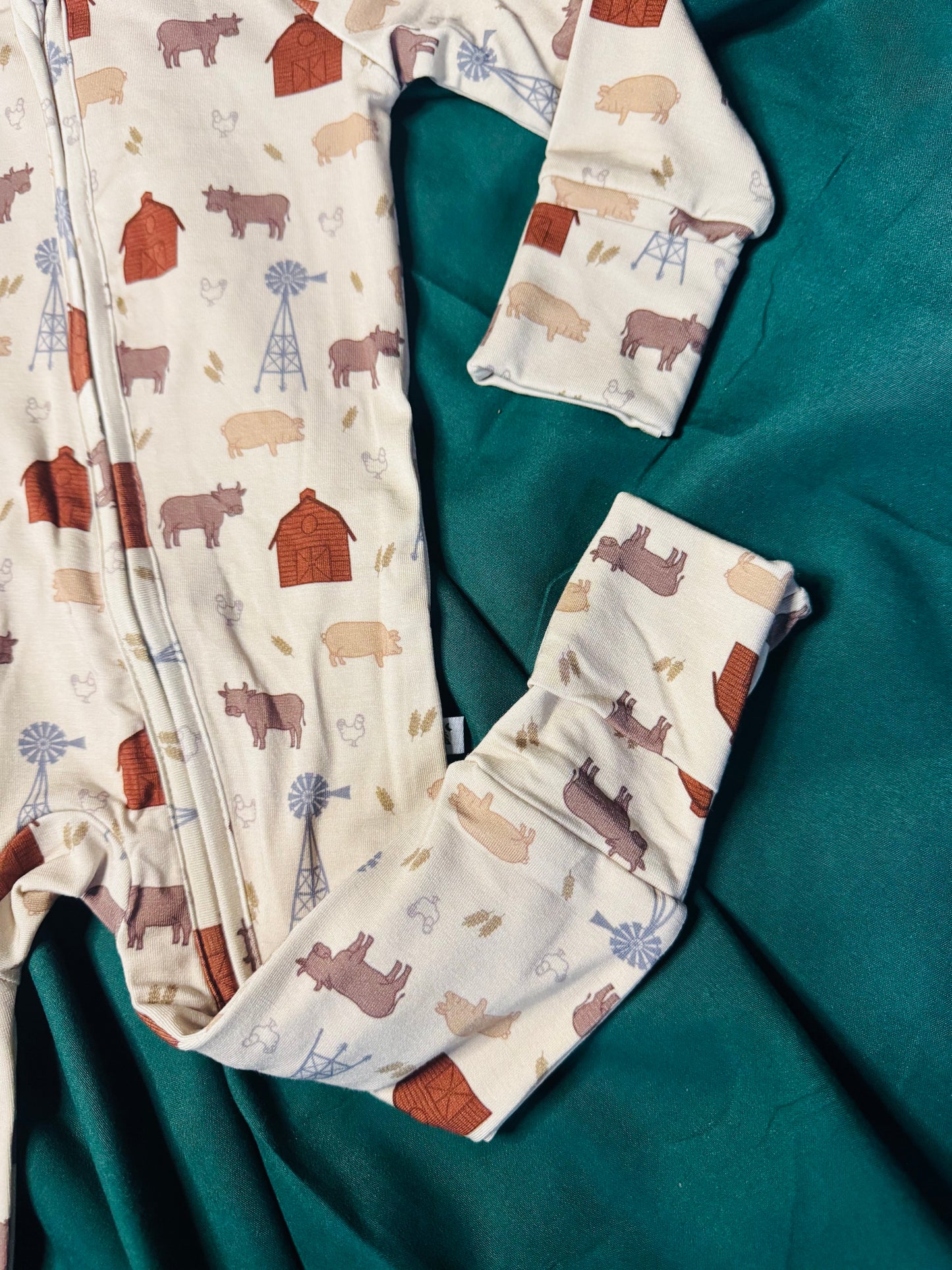Homegrown Farm Zip Pajama