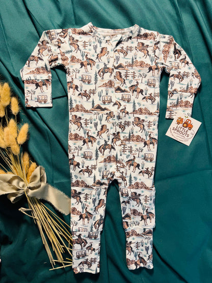 Dusty Ridge Bamboo Zip Pajama | Boys