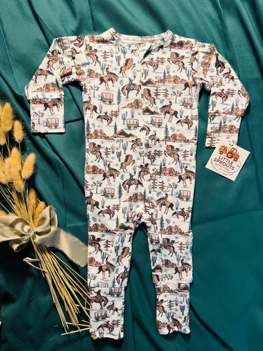 Dusty Ridge Bamboo Zip Pajama | Boys