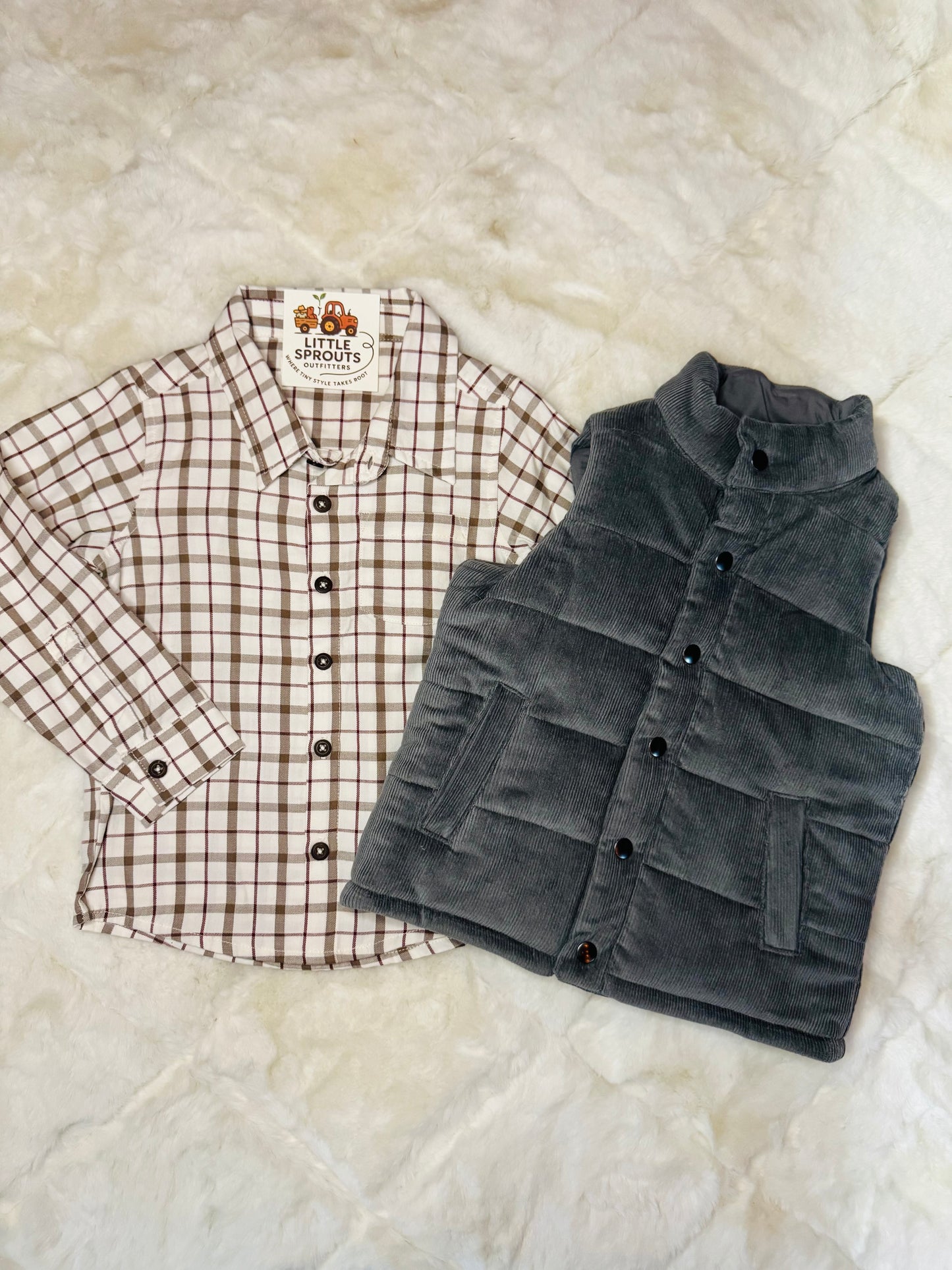 Poplin Plaid Shirt