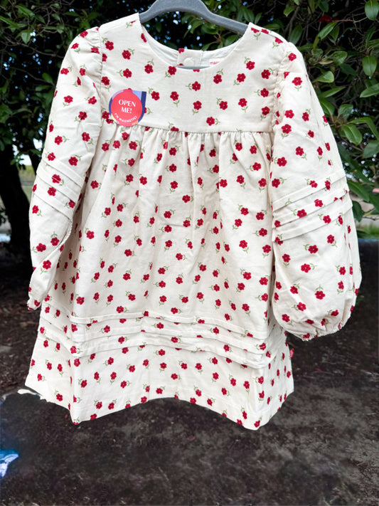 Magnetic Me Floral Corduroy Magnetic Dress | Girls