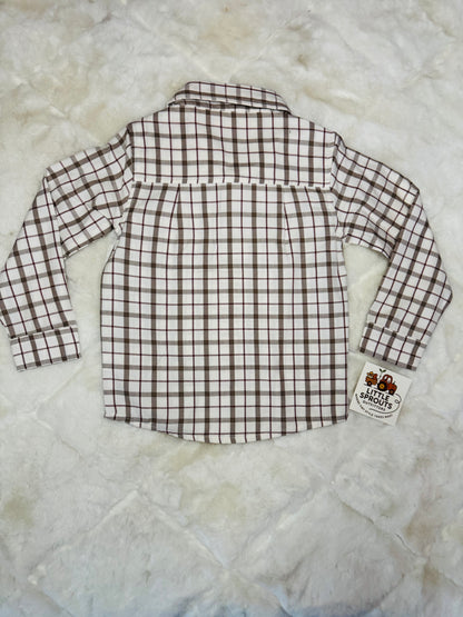 Poplin Plaid Shirt