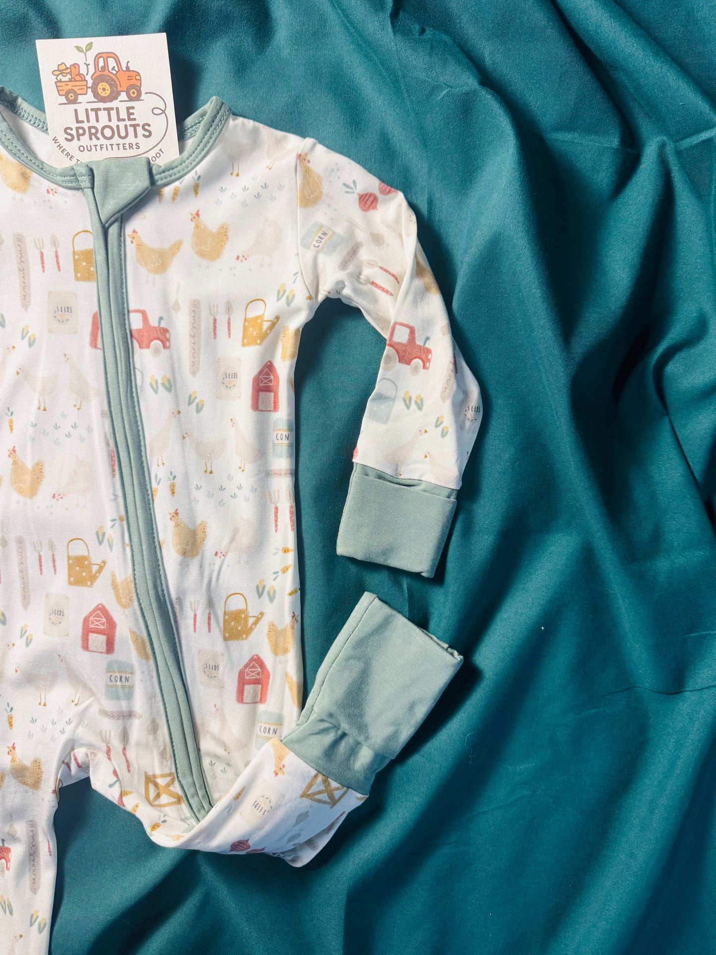 Sage Farm Bamboo Zip Pajama | Boys
