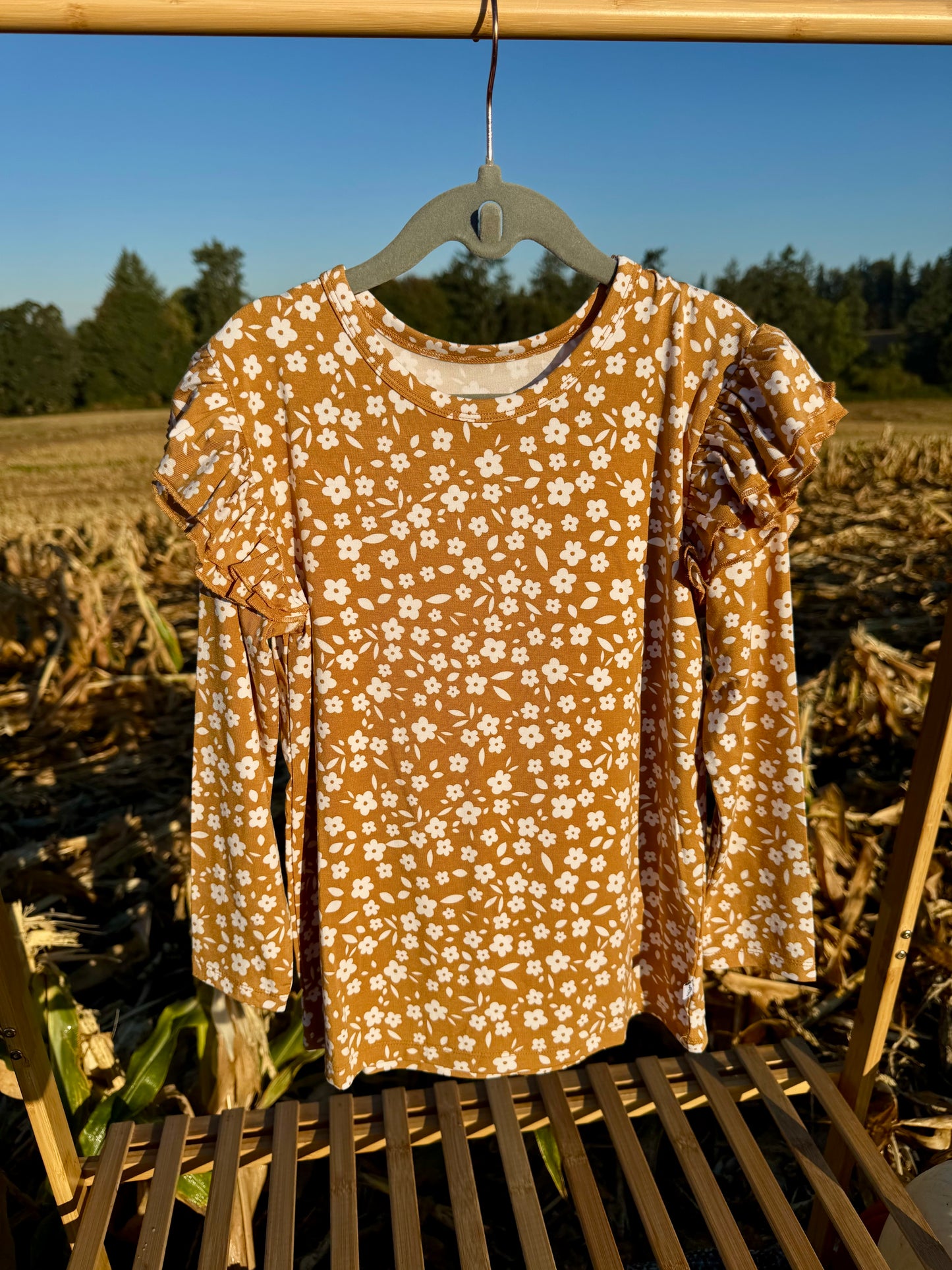 Honey Ruffle Tee