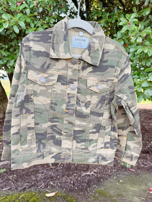 Camo Jean Jacket