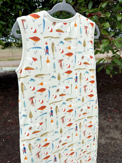 Gone Fishing Bamboo Sleep Sack | 1.0 TOG