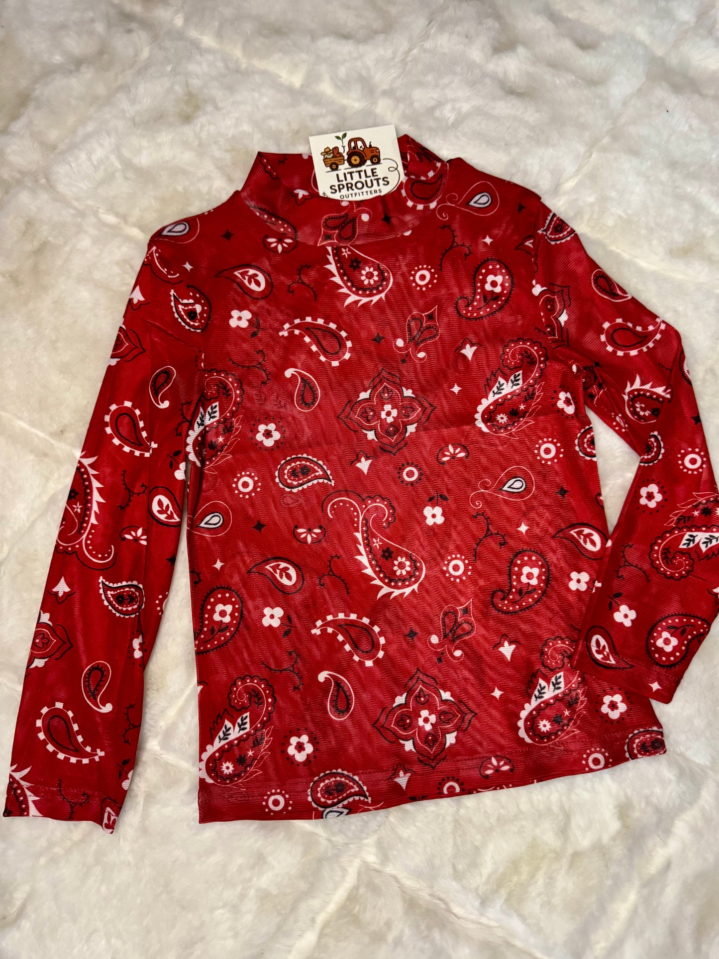 Paisley Mesh Shirt