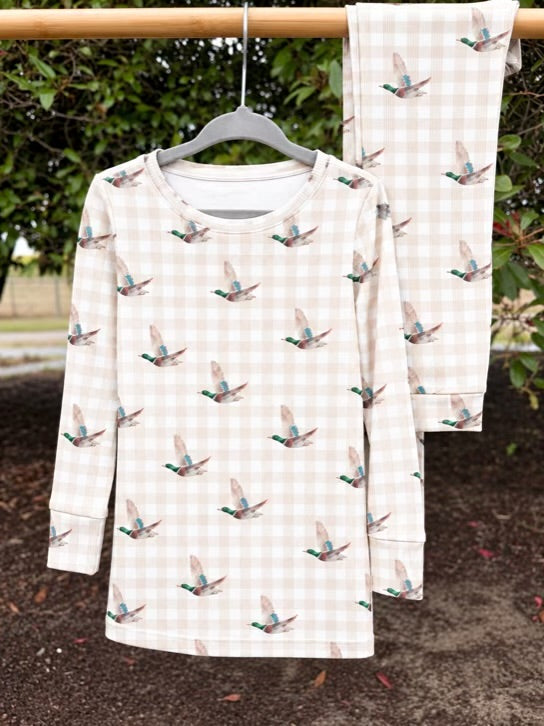 Mallard Marsh Bamboo Pajama 2pc Set