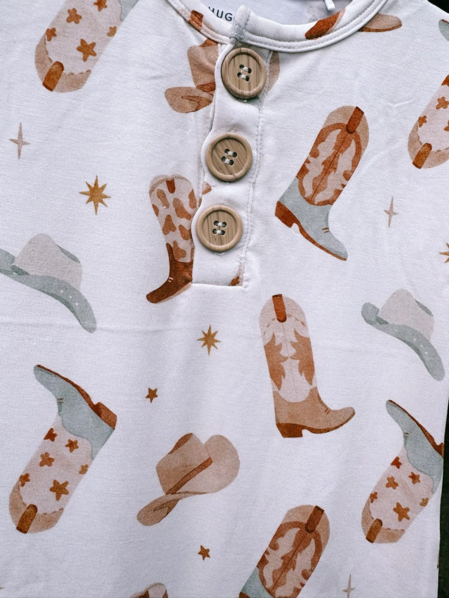 Boot Scootin Wrangle Romper | Boys