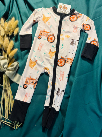 Pasture Pals Bamboo Zip Pajama