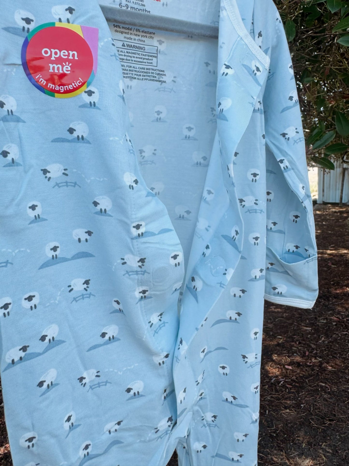 Baa Baa Blue Modal Magnetic Footie | Boys