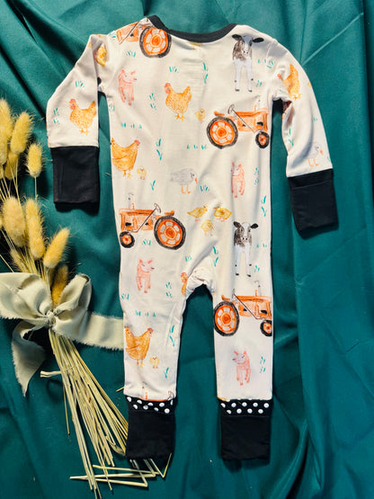 Pasture Pals Bamboo Zip Pajama