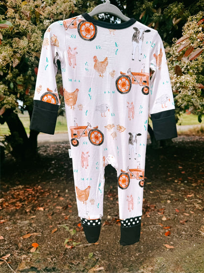 Pasture Pals Bamboo Zip Pajama