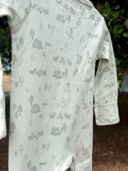 Base Camp Buddies Organic Cotton Magnetic Footie | Boys