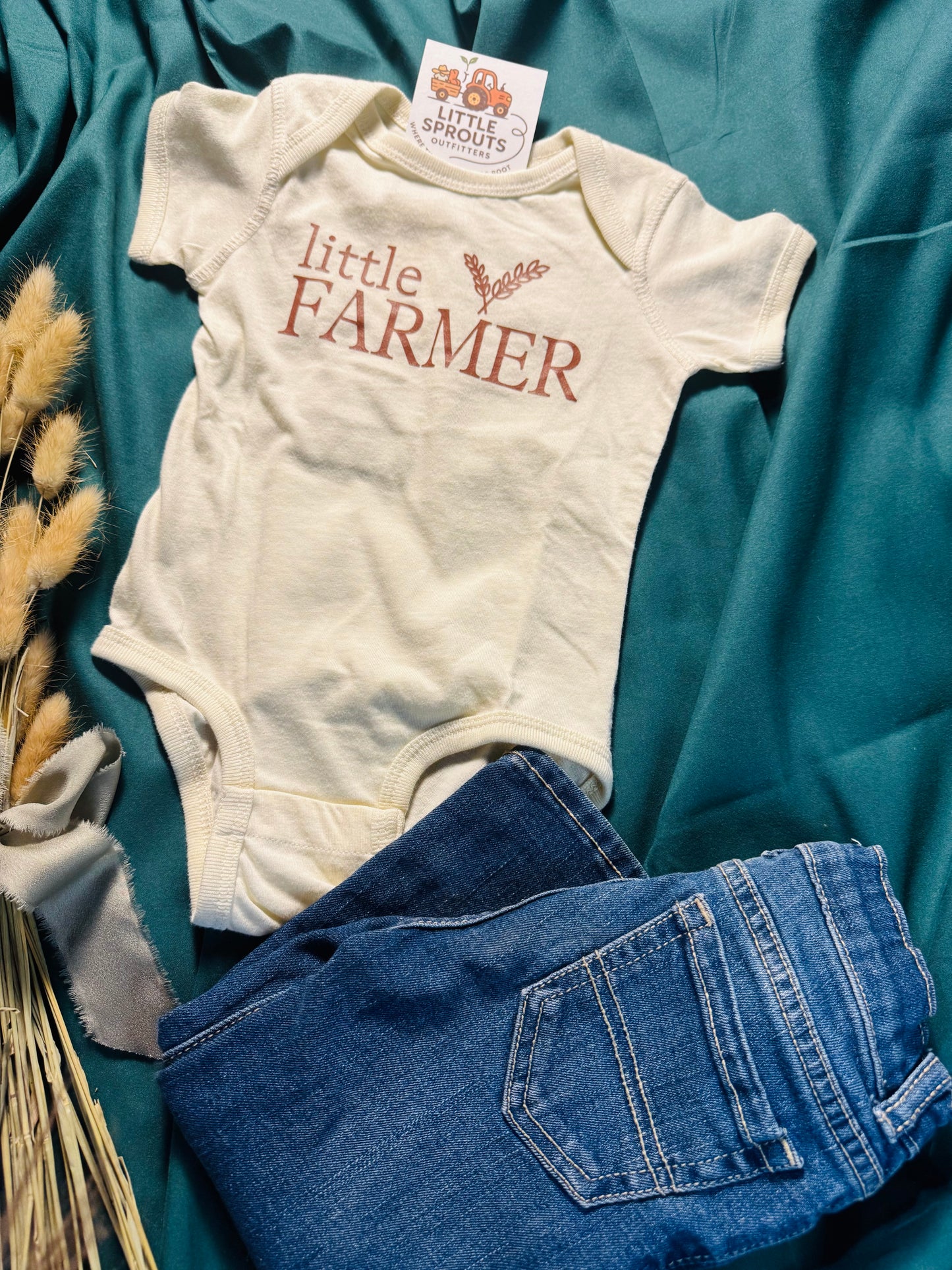 Little Farmer Onesie Tee