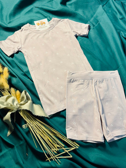 Petal Dot Bamboo 2pc Shortie Pajama