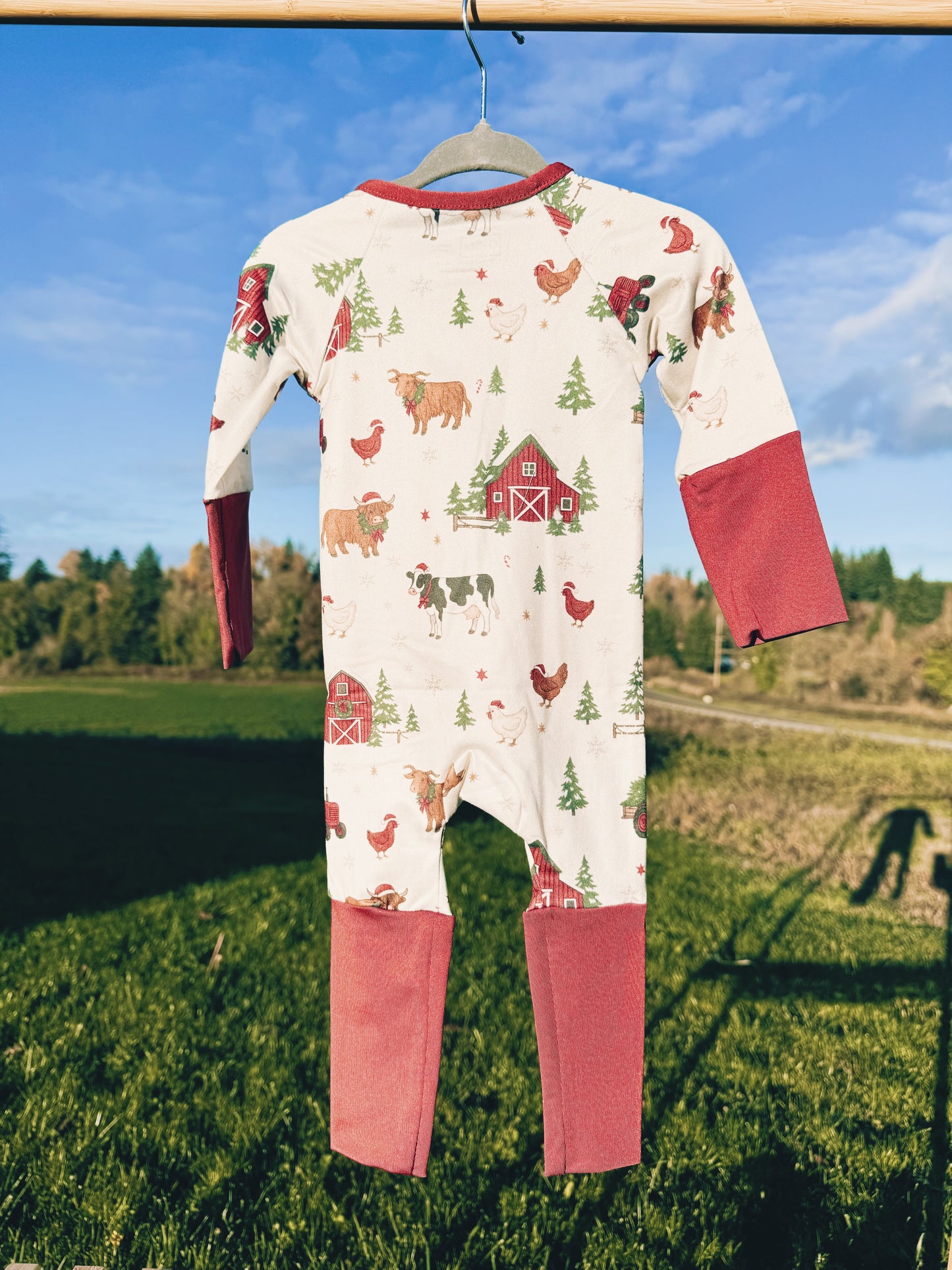 Barnyard Zip Pajama