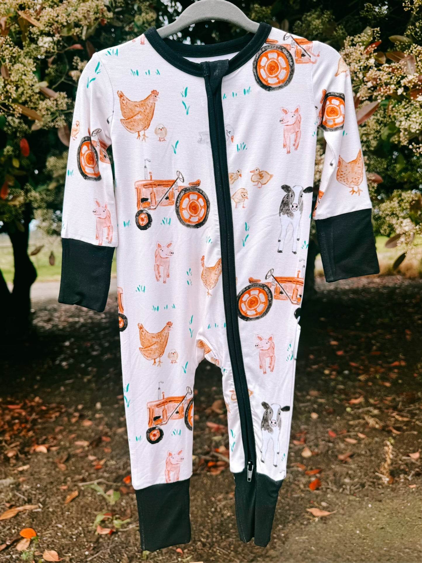 Pasture Pals Bamboo Zip Pajama