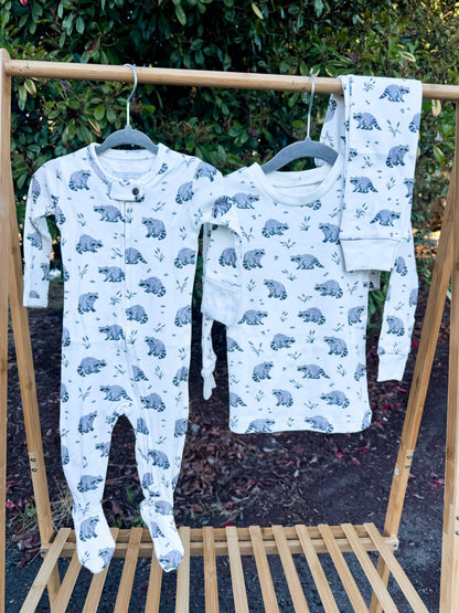 Raccoon Organic Cotton Pajama Set