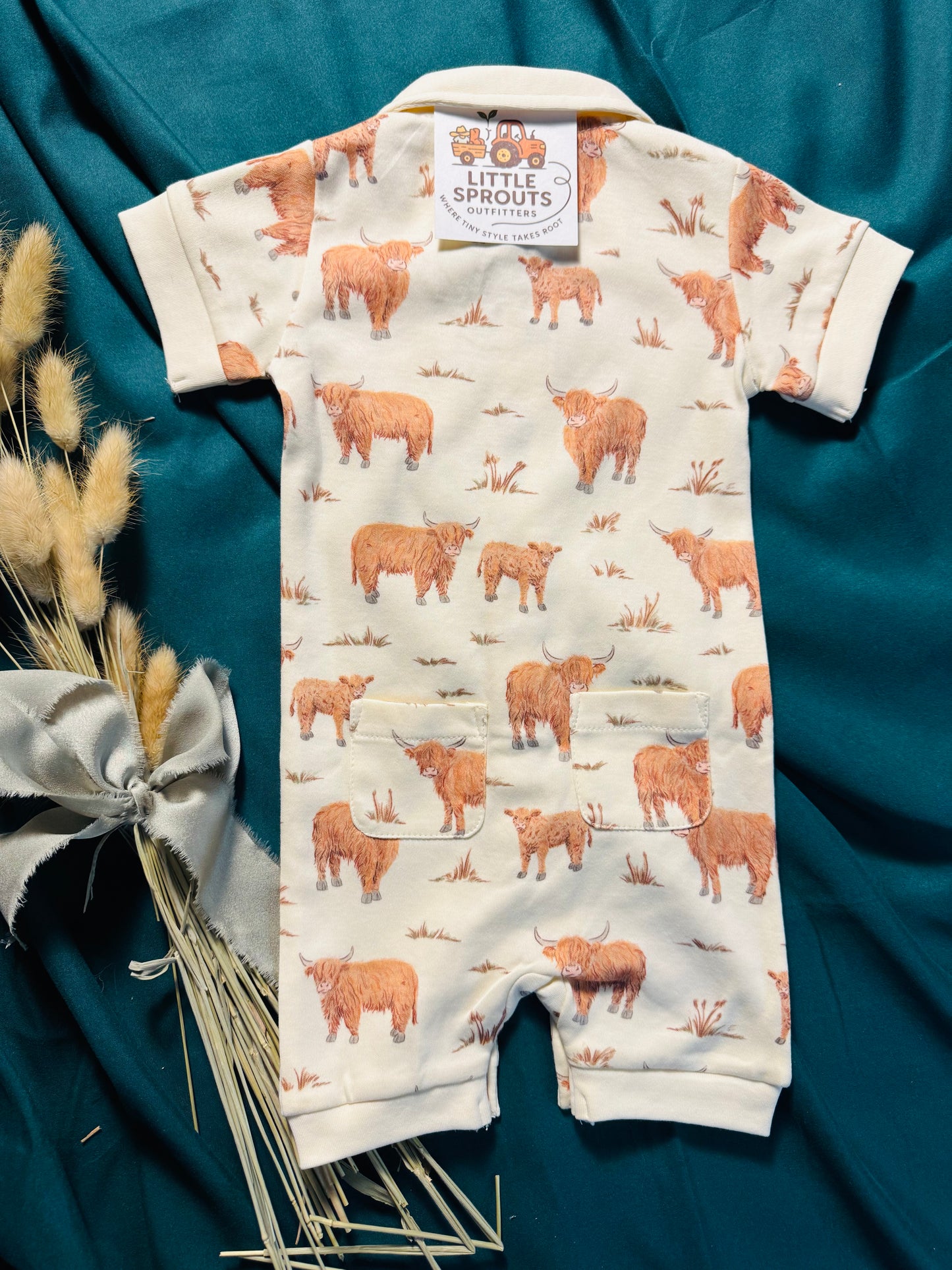 Highland Cow Romper