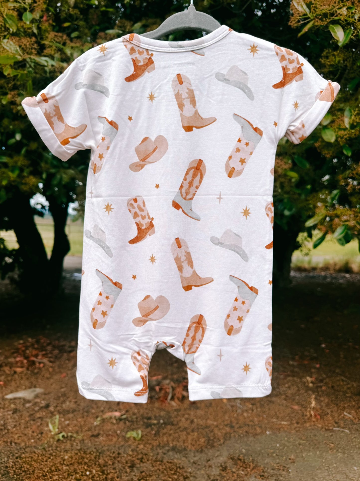 Boot Scootin Wrangle Romper | Boys
