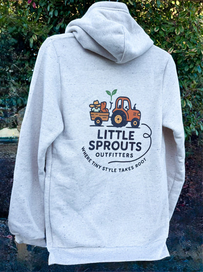 Little Sprouts Zip Hoodie | Adult