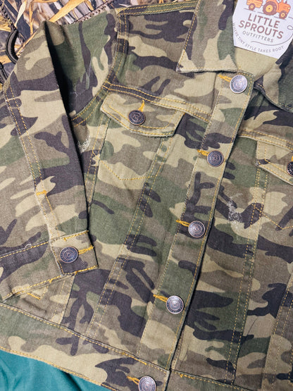 Camo Jean Jacket