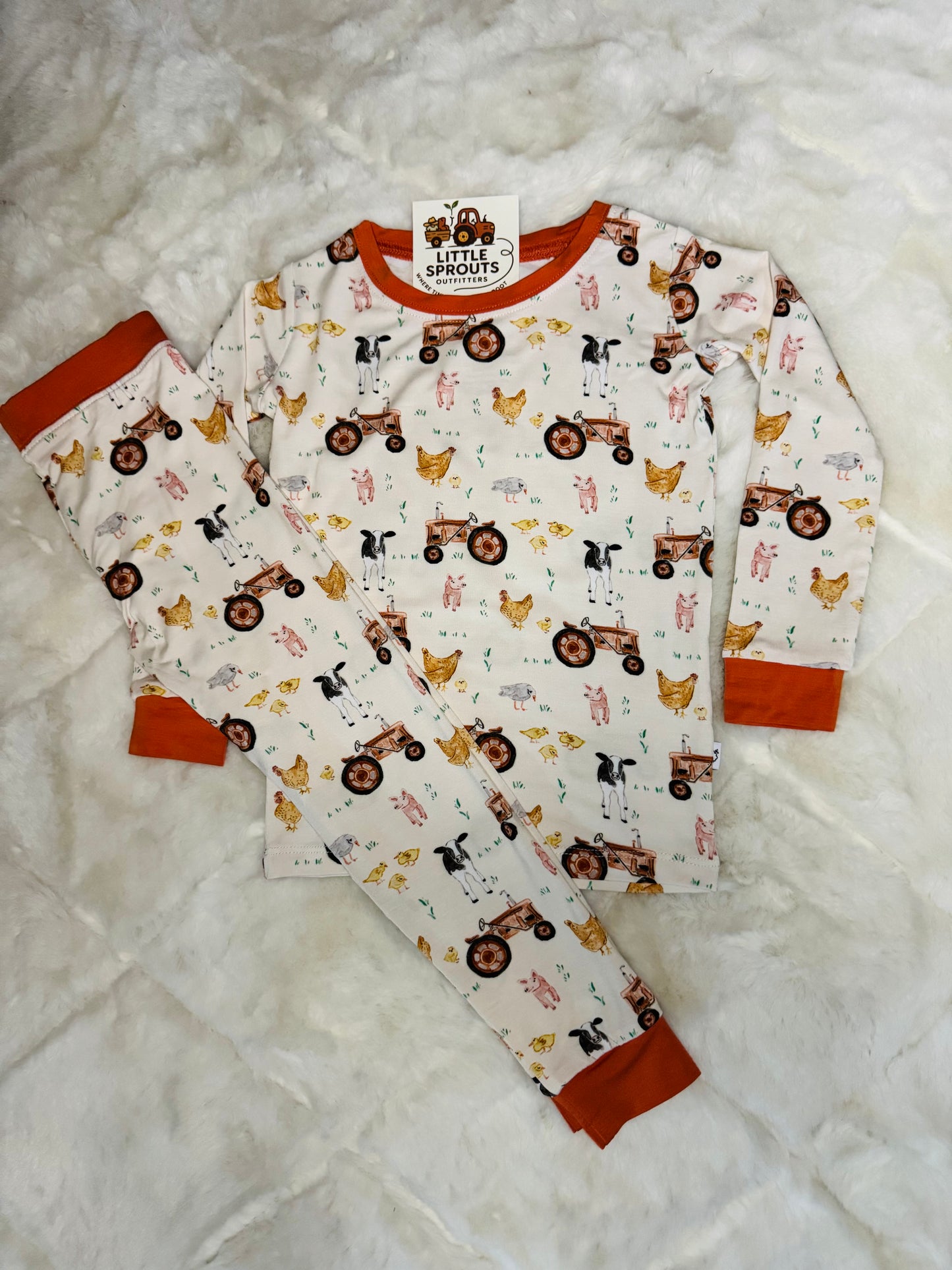Farm Friends 2pc Pajama