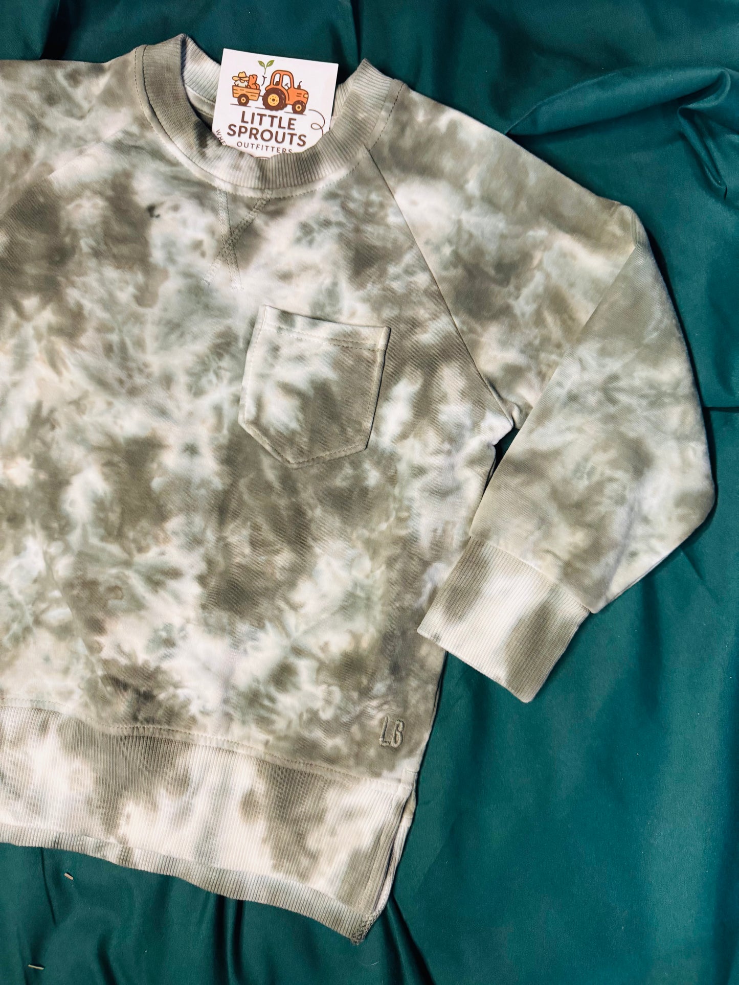Sage Marble Crewneck
